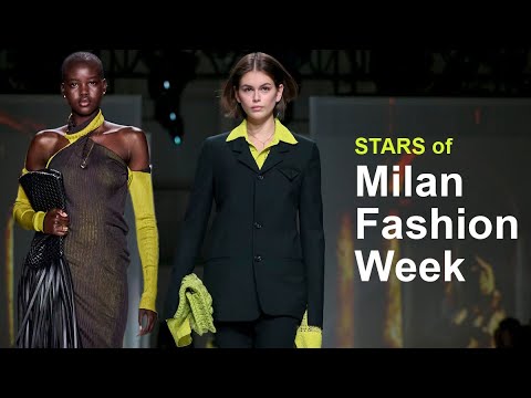 The Stars of MFW FW 2020 | Kaia Gerber and Adut Akech