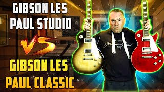 Video thumbnail for Gibson Les Paul Studio vs Gibson Les Paul Classic by Cryptic Mask Guitar