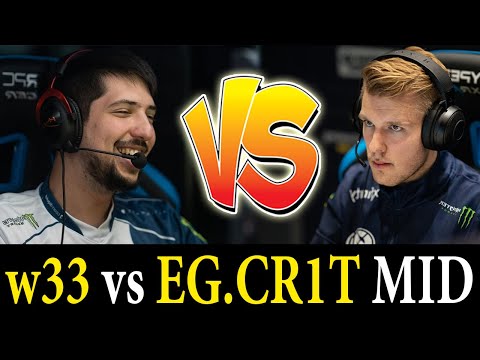 w33 TRY NEW HERO MID | TOP 91 vs TOP 38 | Dota 2 Pro Players Clips