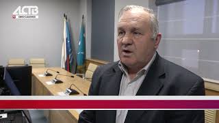 Ночная расчистка Южно-Сахалинска