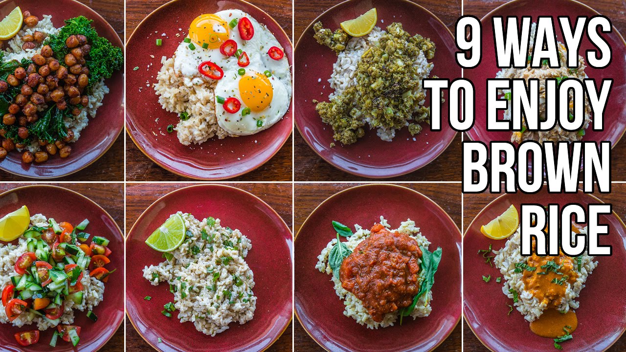 9 Ways to Make Brown Rice Less Bland / 9 Nueva Recetas para Arroz Integral