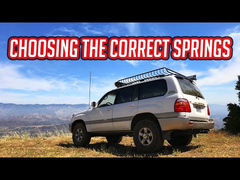 Rear spring comparison, OME 863 vs 864 Land Cruiser 100 and Lexus LX470