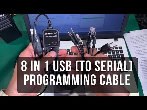 8 in 1 USB (to serial) Programming Cable for Baofeng / Motorola / Kenwood - and many more