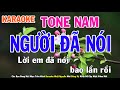 Người Đã Nói Karaoke Tone Nam Nhạc Sống Phối Mới Dễ Hát Nhật Nguyễn