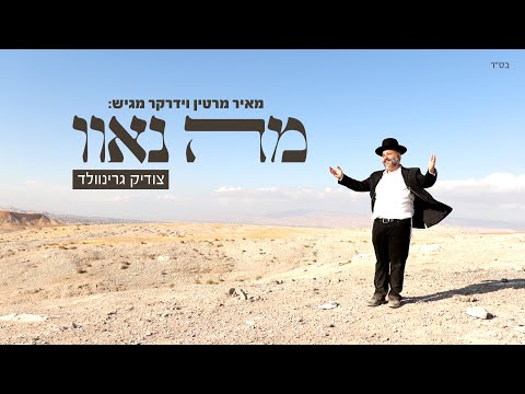 Martin Widerker - Tzudik Greenwald - Ma Navu | מרטין וידרקר הלחין, צודיק גרינוולד מבצע - מה נאוו