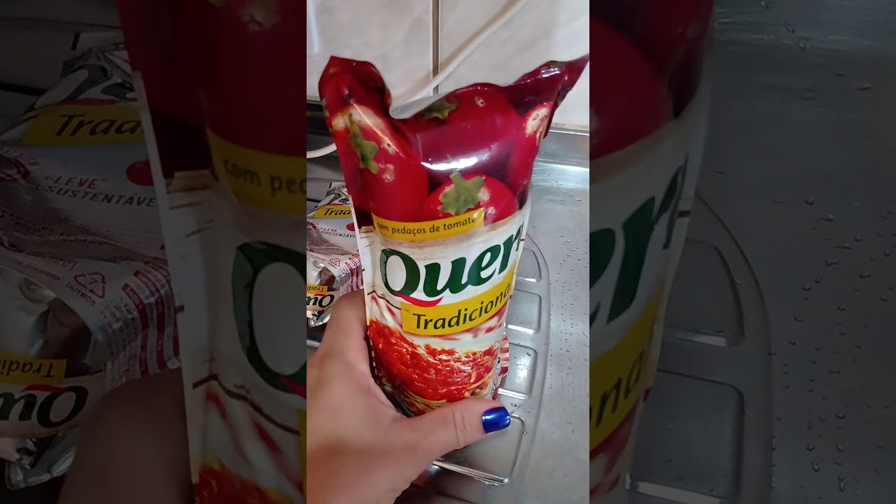 Watch Now Sachê de molho de tomate inchado!!!😱 Sachê de molho de tomate inchado!!!😱