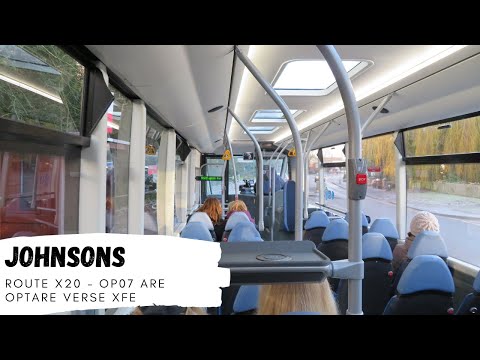 ON LOAN | Johnsons - Route X20 - Optare Versa xFE - OP07 ARE