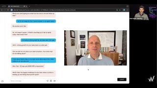 A trained and certified AI Sales Agent at work
