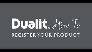 How to Register Your Product with Dualit preview