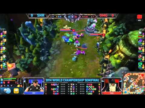 LMHT [11-10-2014] SHR vs OMG - Chung Kết Thế Giới Mùa 4 - Bán Kết 2 - Trận 1