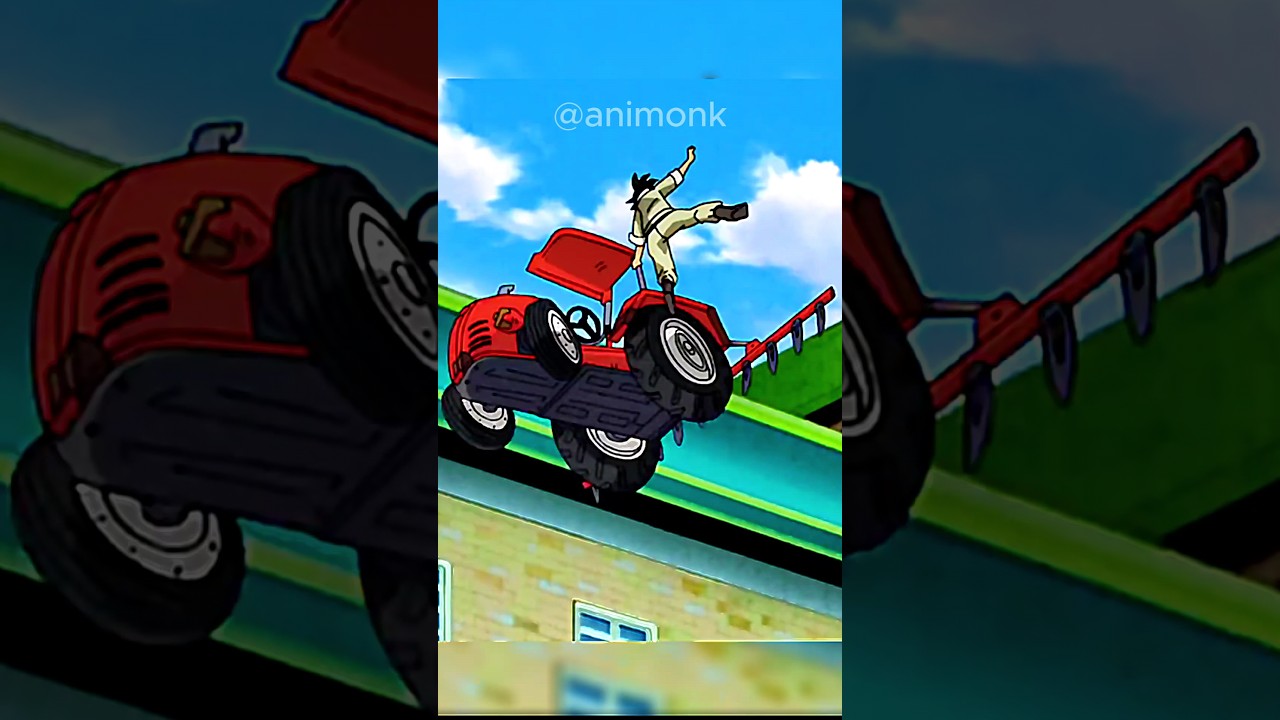 GOKU ESQUECEU O TRATOR😂 #dragonball #dragonballsuper