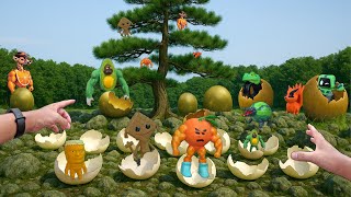 Hunting Italian Brainrot Anomali Harvest all the Italian Brainrot inside the golden eggs