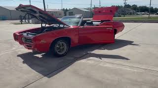 1969 Pontiac GTO Convertible 4-Speed Open Walk Around