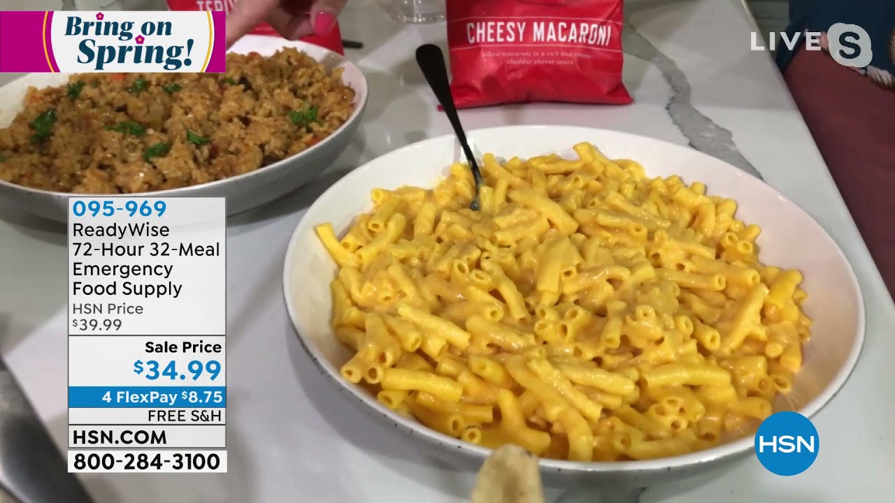 ReadyWise 72 Hour, 32Meal Emergency Food Supply