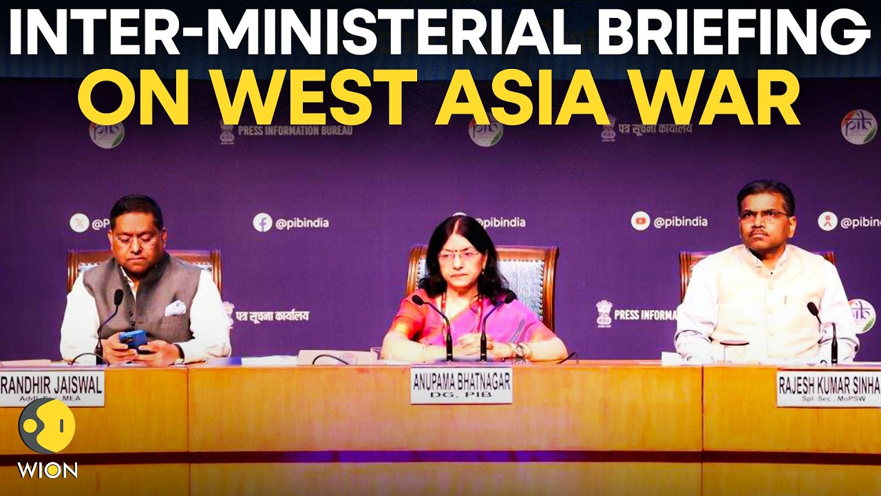 West Asia War LIVE: Inter-Ministerial Briefing On LPG Supply And Impact On Oil Price | WION