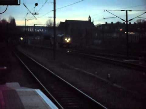 DRS 37510 and 37682 thrashing and clagging around York (18/12/2010)