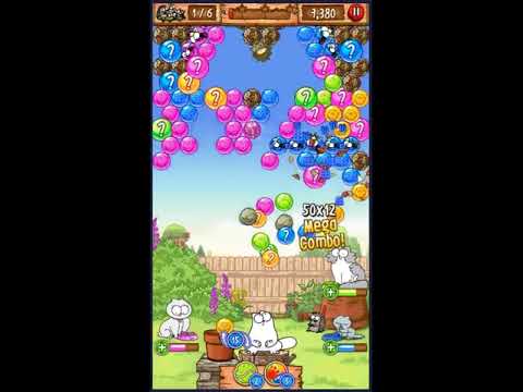 Simon's Cat Pop Time Level 65 - NO BOOSTERS 😺 | SKILLGAMING ✔️