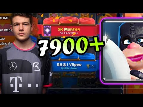 SK Morten vs Viiper ( Happy Noob) 👈 7900+ live ladder - Clash Royale
