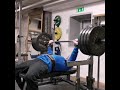 Dead bench press 160kg 8 reps 2 sets