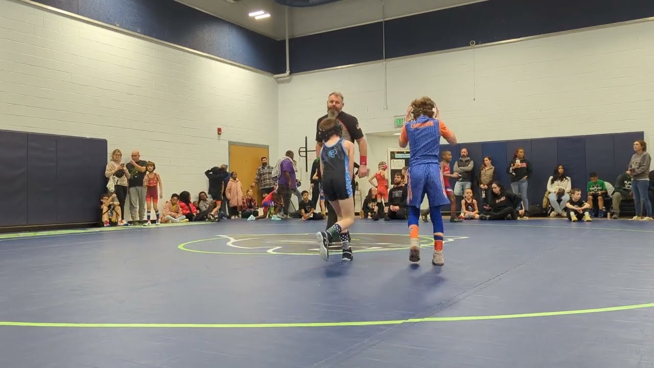 Russell Swenson 2nd Wrestling Match | Cradle For Cancer Tournament @ Howard HS Feb 23