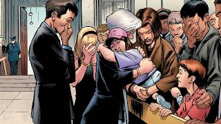A morte do Homem-Aranha deixa todos em lágrimas. Ultimate Comics Fallout #1
