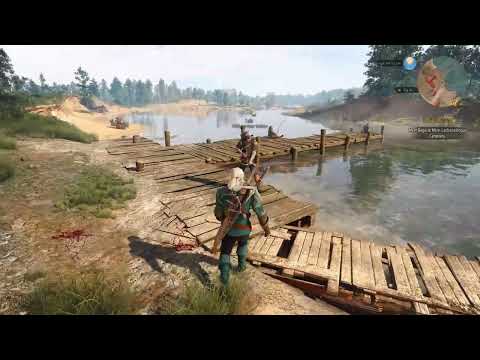 [4K] The Witcher 3 easy way to level up Aerondight