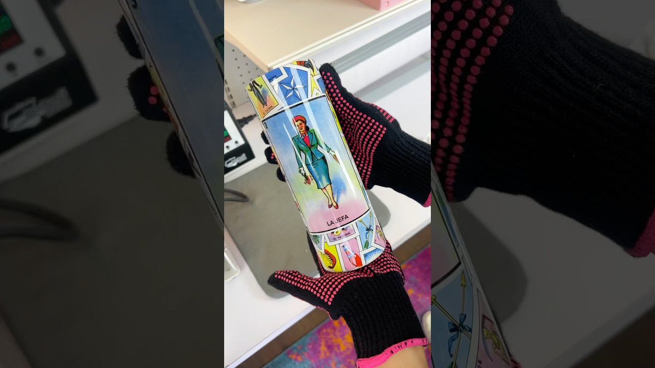 Vibrant Sublimation Tumbler! 🔥 #sublimation #sublimacion #epson #tumbler #crafts #gift #ideas #diy