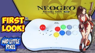 SNK Neo Geo Arcade Stick Pro Unboxing & First Look - Features & Gameplay!