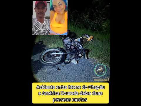 Acidente entre Morro do Chapéu e América Dourada deixa duas pessoas mortas