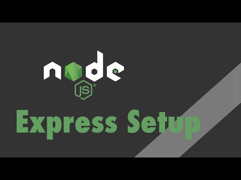 Node js Express Tutorial Setup of Express