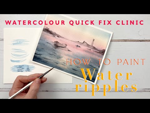 How to Paint Ripples in Water with Watercolour