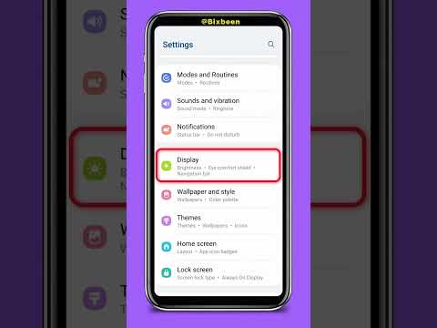 How to HIDE Camera Cutout on Samsung Phone #shorts