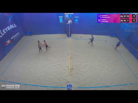 22:45 D. Safonov / R. Voloshchuk - D. Kliuiev / V. Antoniuk 24.08.2022 | Winners Beach Volleyball