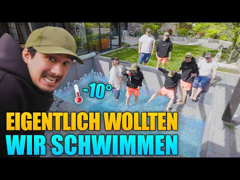 Endlich WASSER im POOL (leider kalt, aber wir testen trotzdem) 🌊❄️