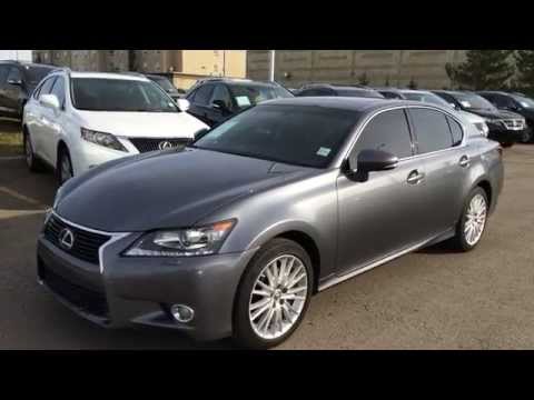 Lexus Certified Pre Owned 2013 GS 350 AWD - Grey on Saddle Tan - Luxury Review - Fort McMurray, AB