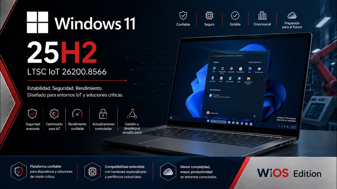 Novedades de Windows 11 - 25H2 - LTSC IoT - 26200.8655