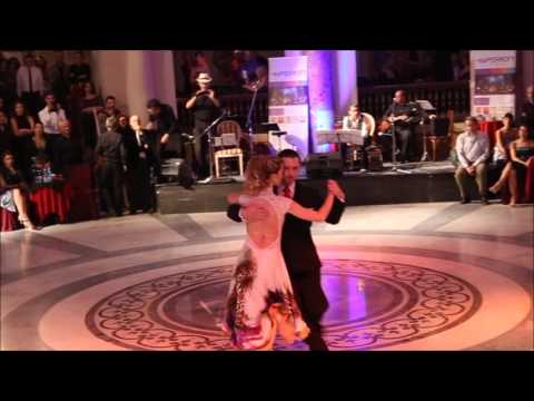  Chole Theodoropoulou  and  Dionisis Theodoropoulos  are  dancing  at  Naples International Tango Festival  in  2016