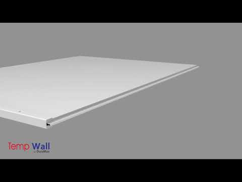 Duramax PVC Panels Temp Wall 1