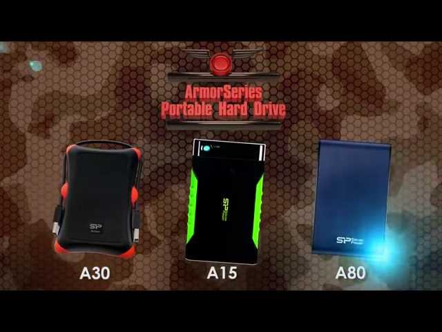 Silicon Power Armor A30 1TB 2.5" USB 3.2 video