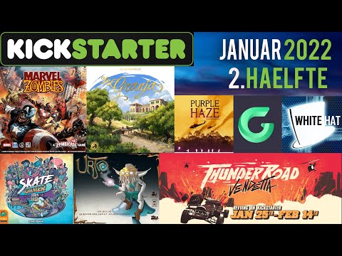Brettspiele auf Kickstarter und Gamefound im Januar 2022 (2.Hälfte)!