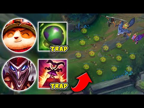 WE COVERED THE MAP WITH BOOBY TRAPS AND WATCHED THEM DIE - League of Legends