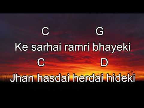 Lekaki hey maya #kandara #Lyrical #chords #songs