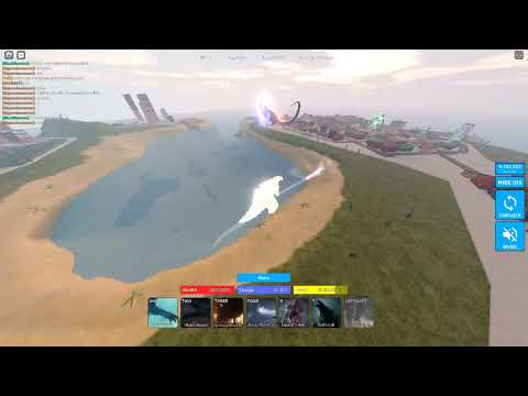 Godzilla 2014 doing pee