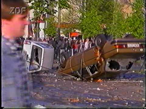 Berlin Kreuzberg 1. Mai 1989