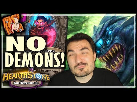 NO DEMONS ALLOWED?! - Hearthstone Battlegrounds