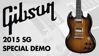 Video thumbnail for Gibson SG Special Guitar 2015 SG Special Demo Review by GAK