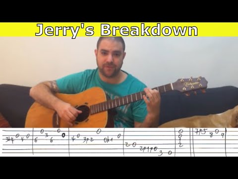 Tutorial: Jerry's Breakdown - Guitar Lesson w/ TAB