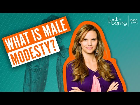 What is male modesty?
