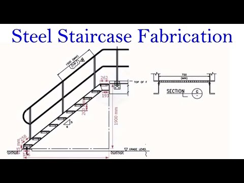 Structural Staircase layout Fabrication