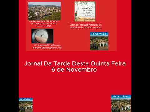 Portal Willian Jornal da Tarde Desta Quinta Feira  6 de Novembro